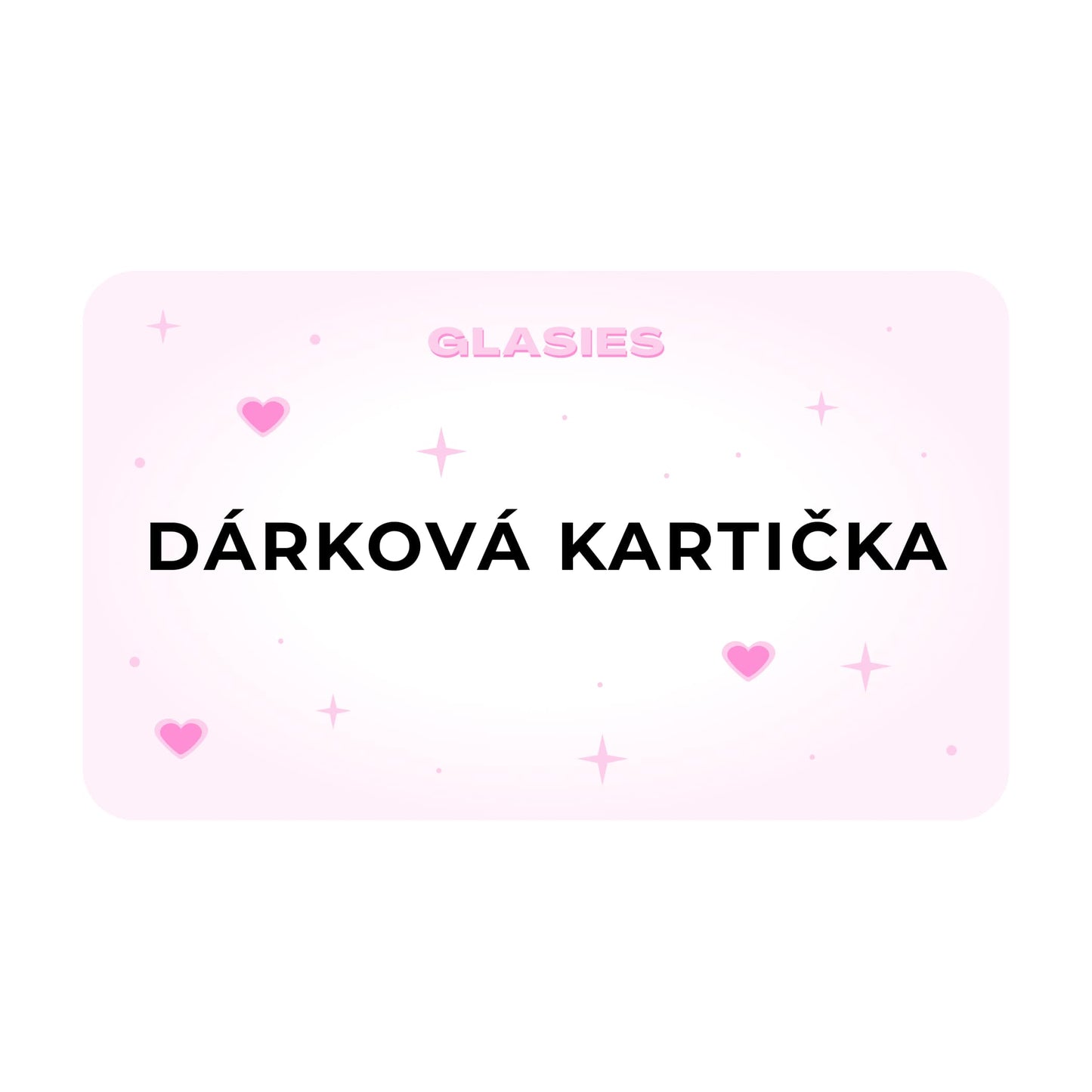 Dárková kartička Glasies - Glasies