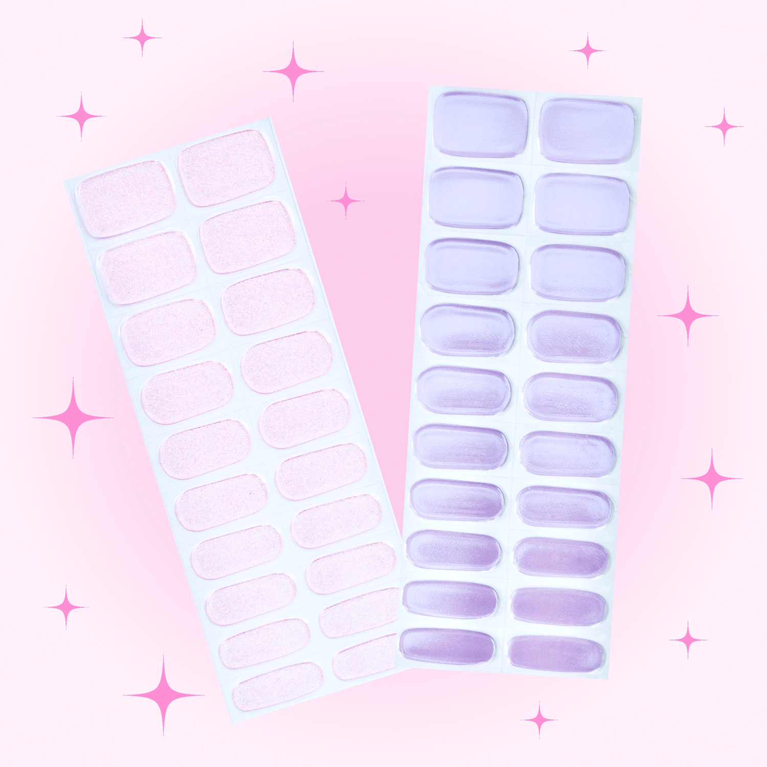 uv gel nail stickers