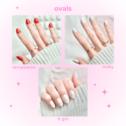 Ovals - set press-o nehtů