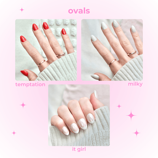 Ovals - set press-o nehtů