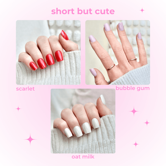Short but cute - set press-on nehtů