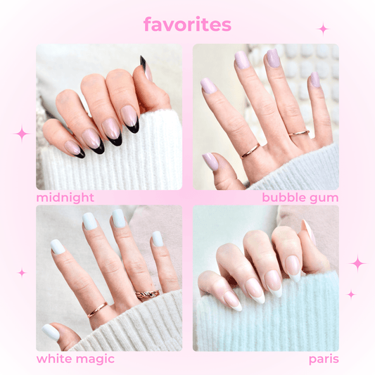 Favorites - set press-on nehtů