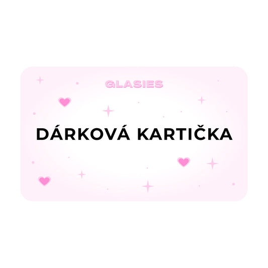 Dárková kartička Glasies