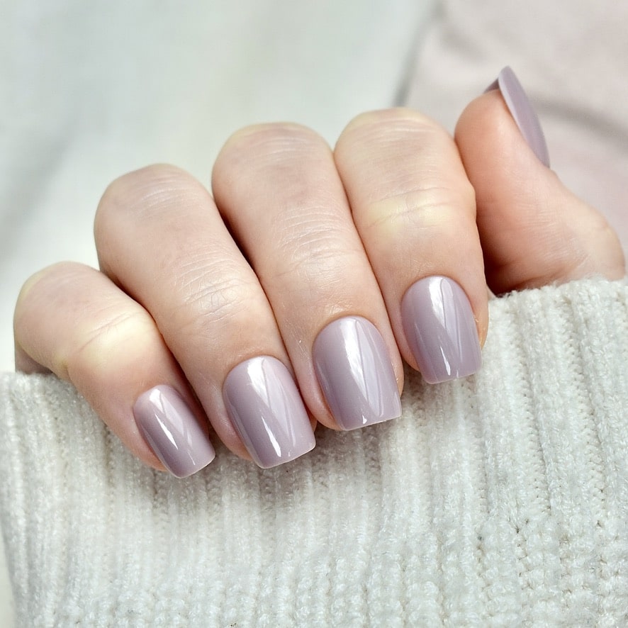 presson nails false nail glasies coffin short violet grey