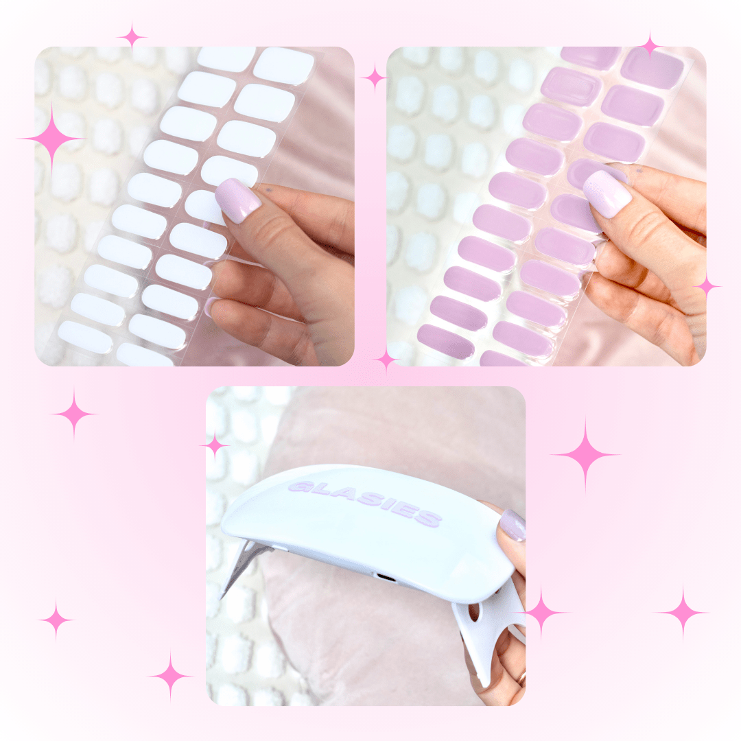 UV nehtové samolepky STARTER KIT