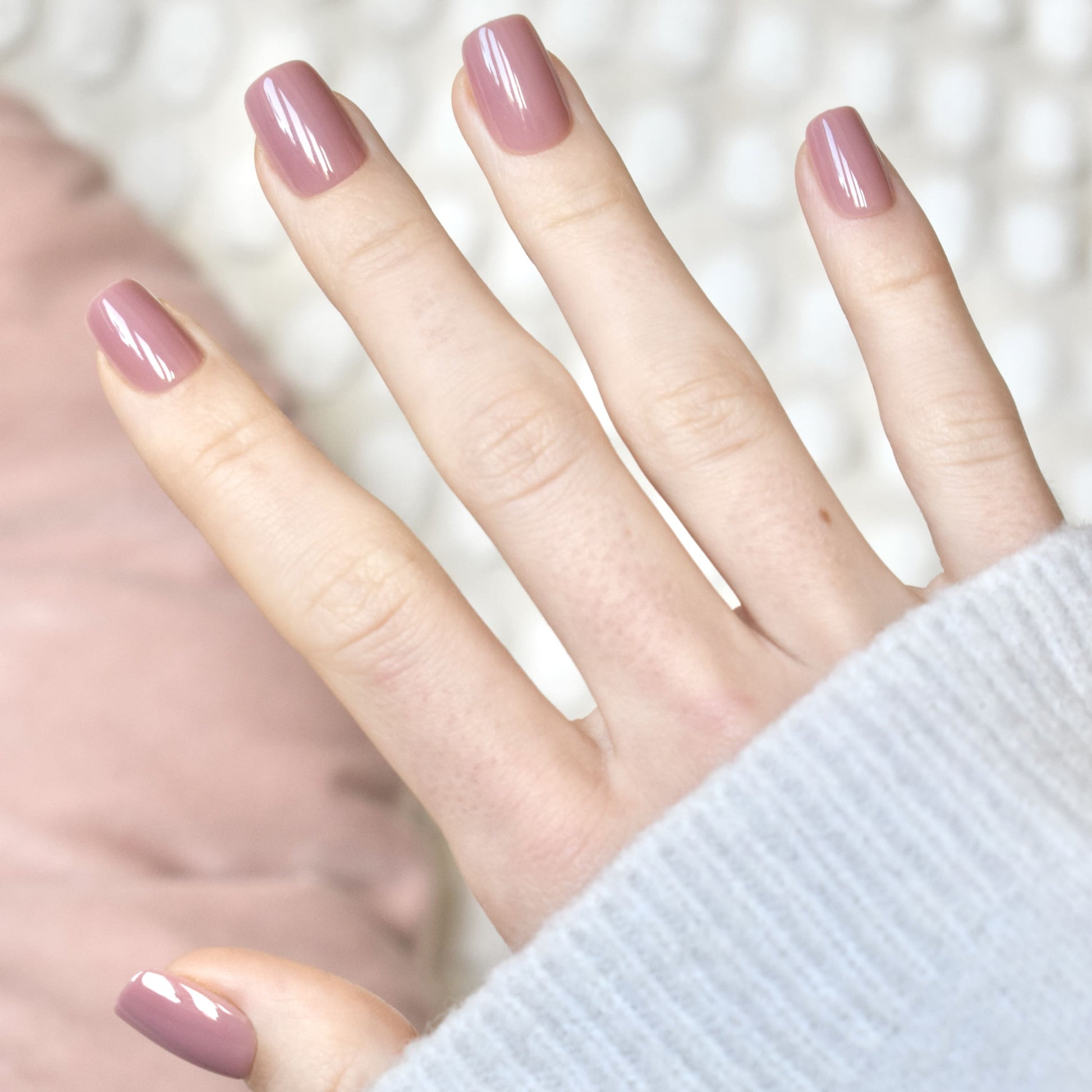 press-on nails artificial nails beauty false glasies gel coffin short white nude french