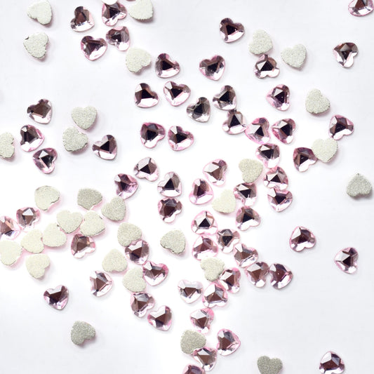 nail heart decals rhinestone decoration nail acessory