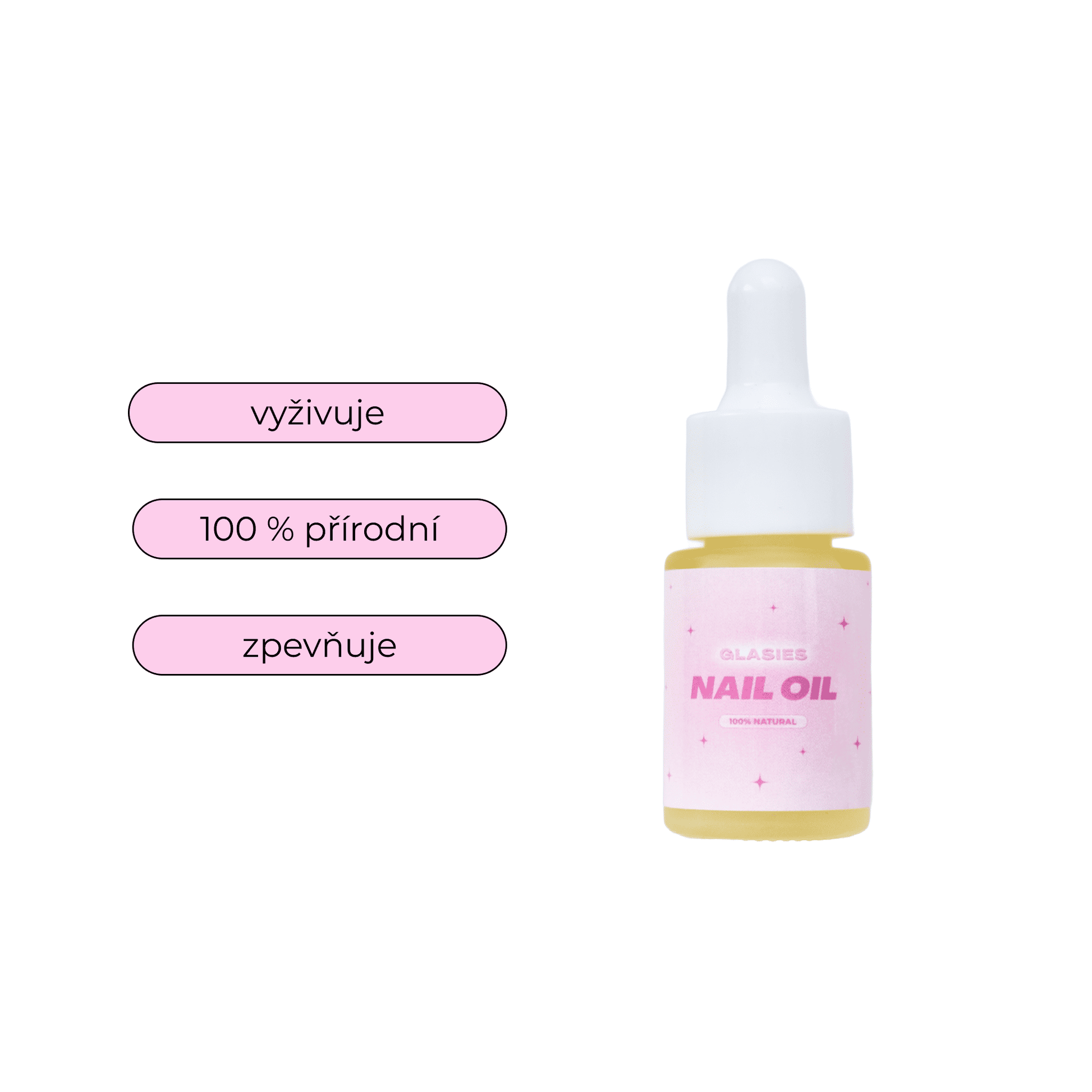 glasies nail oil jojoba natural pure 