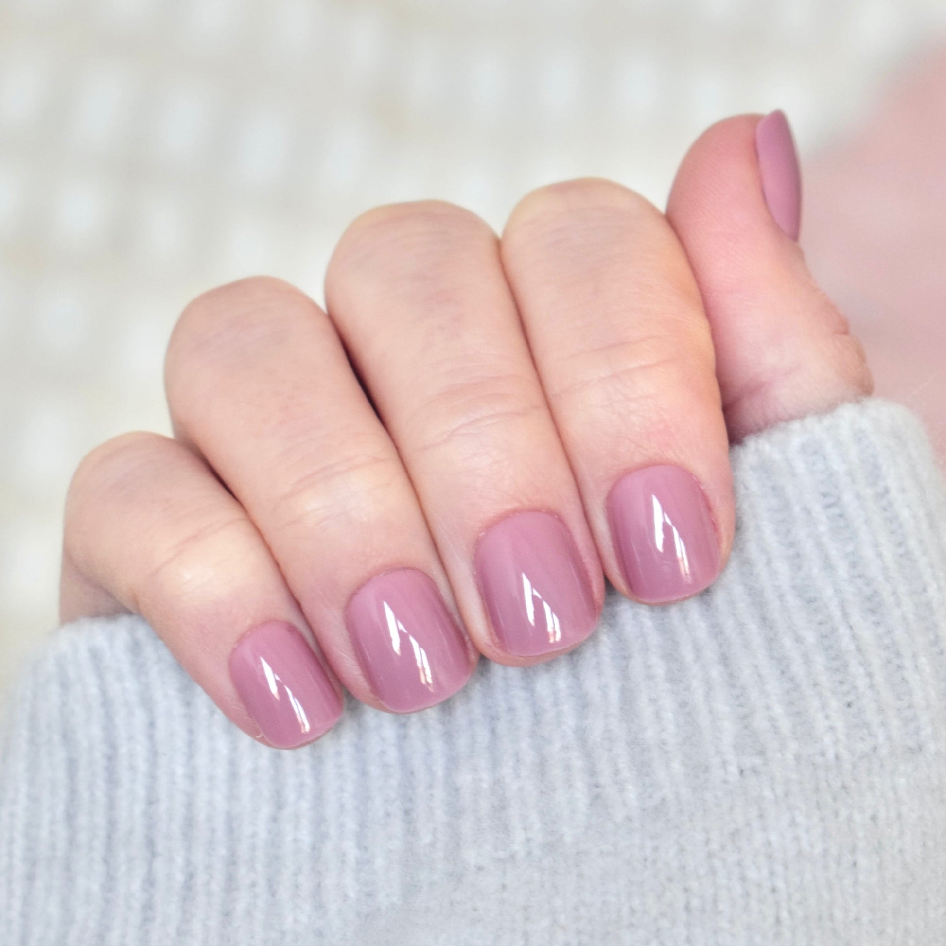 press-on nails artificial nails beauty false glasies gel coffin short violet purple
