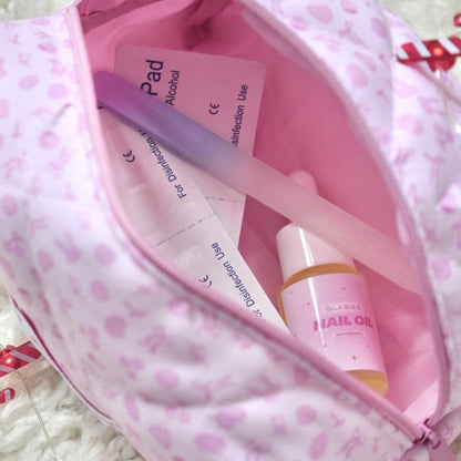 glasies presson nails false artificial nail stickers UV gel beauty nail file cosmetic bag alcohol pad nail oil