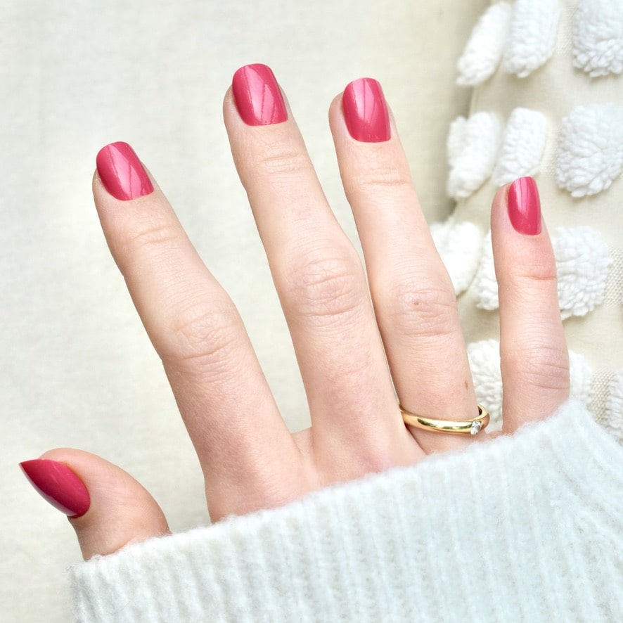 presson nails false nails artificial nail short coffin pink bright