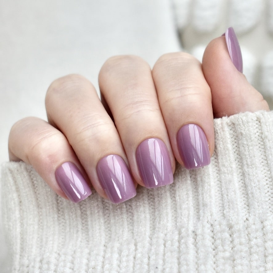presson nails false nail glasies coffin short violet pink 
