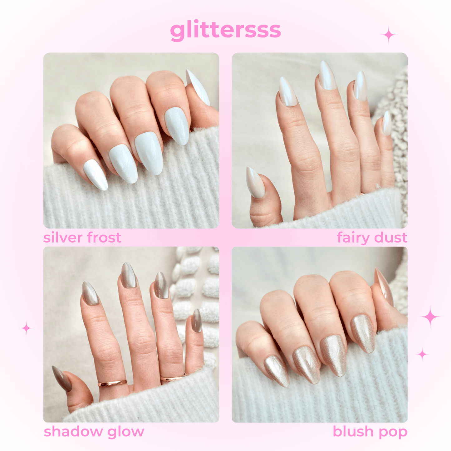 Glittersss - set press-o nehtů