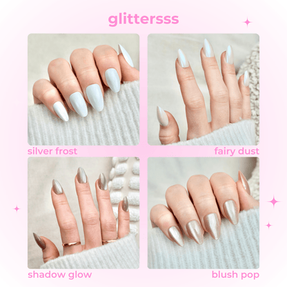 Glittersss - set press-o nehtů